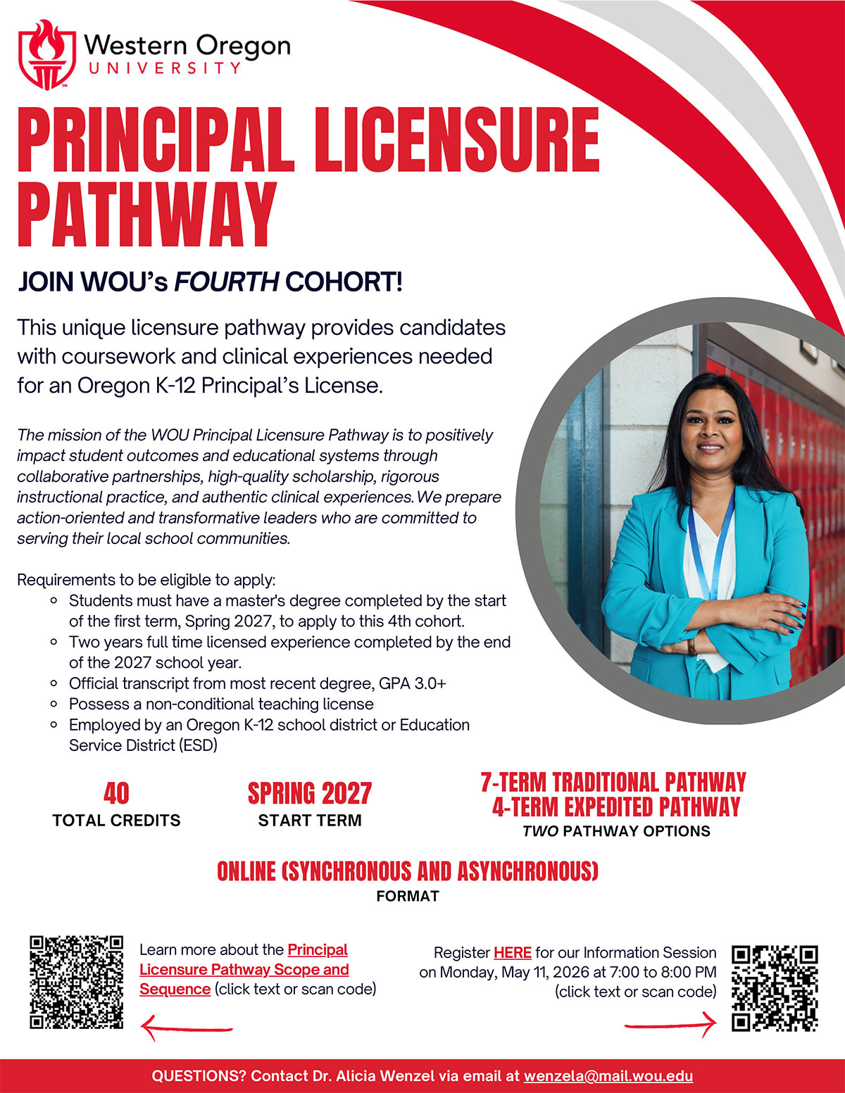Principal Licensure Pathway Info Session May 11, 2026 at 7pm via Zoom